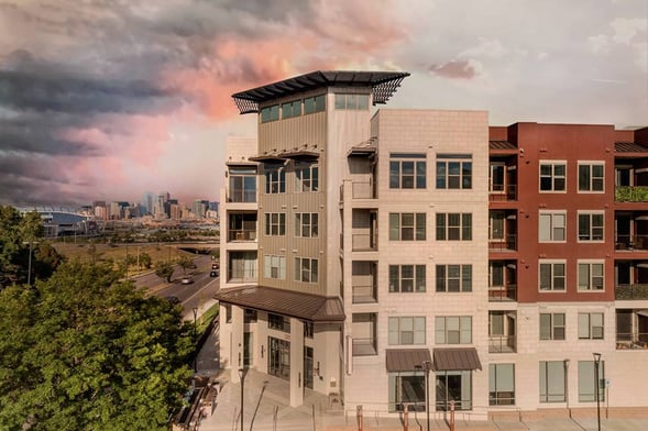 LUXE at Mile High multifamily construction project in Denver, Colorado